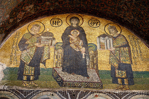5226098474 Byzantine Mosaic Hagia Sophia Istanbul